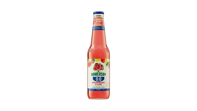 Somersby strawberry & lime (alcohol free)